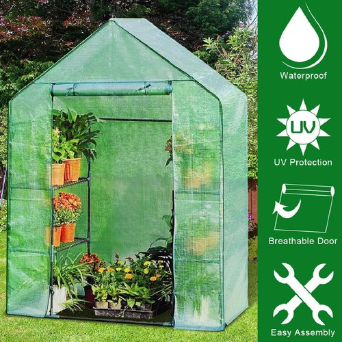 Walk greenhouse grow - in,