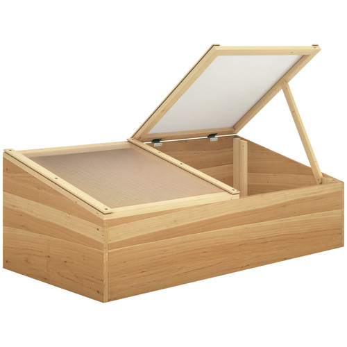 Outsunny wood cold frame - cold,