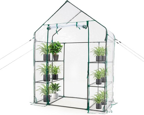 Walk garden greenhouse pvc - greenhouse,